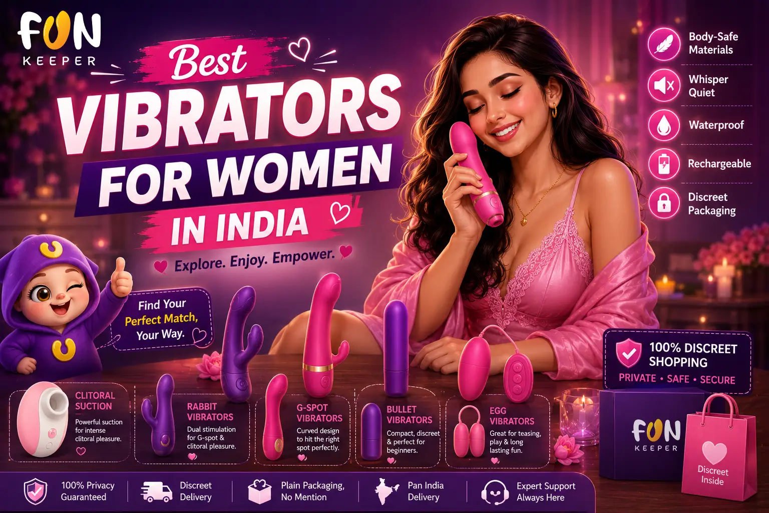 Top vibrators for women in India